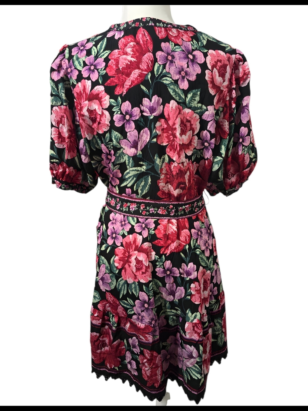 CALYPSO ST. BARTH Floral Belted Maxi Dress Large New - Picture 4 of 12